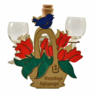 Karafka szklana Kwiaty 707